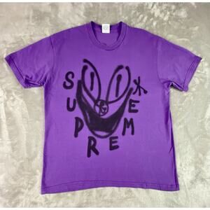 Supreme | Purple 2018 Smile Skate T Shirt | Men’s Medium |